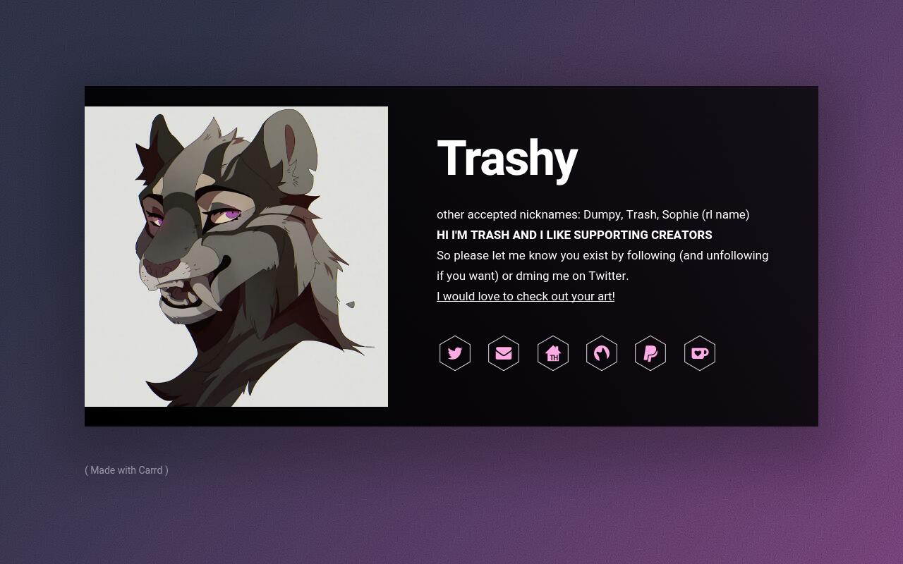 Carrd profile picture for @stc